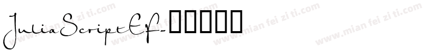 JuliaScriptEF字体转换