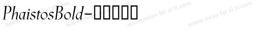 PhaistosBold字体转换