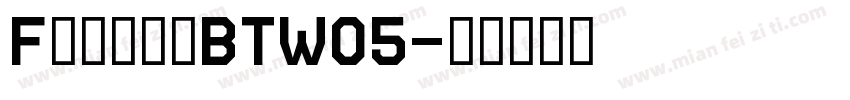FuturaBTW05字体转换