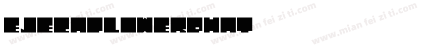 EjecapLowerPhat字体转换