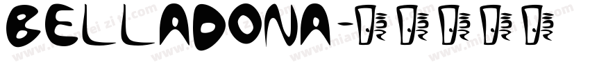 BELLADONA字体转换