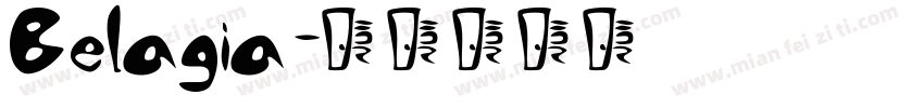 Belagia字体转换
