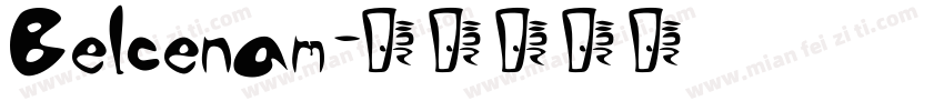Belcenam字体转换