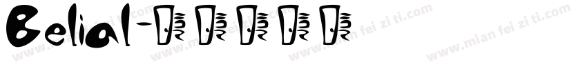 Belial字体转换