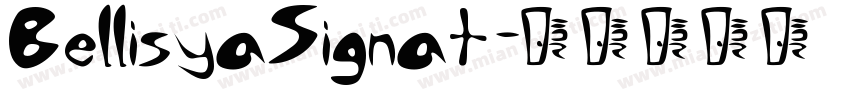 BellisyaSignat字体转换