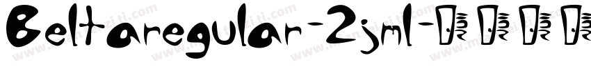 Beltaregular-2jml字体转换