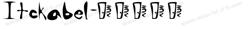 Itckabel字体转换