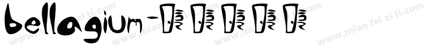 bellagium字体转换