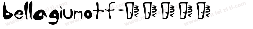 bellagiumotf字体转换