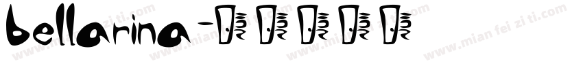 bellarina字体转换