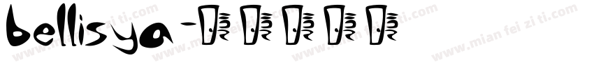 bellisya字体转换