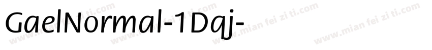GaelNormal-1Dqj字体转换