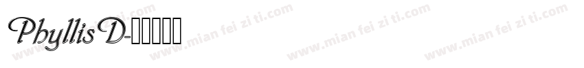 PhyllisD字体转换