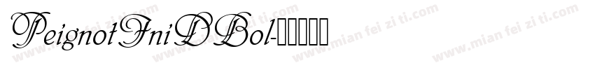 PeignotIniDBol字体转换