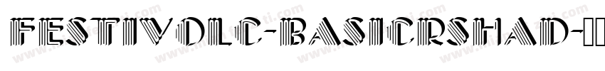 FestivoLC-BasicRShad字体转换