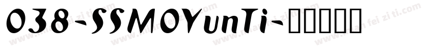 038-SSM0YunTi字体转换