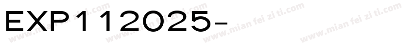 EXP112025字体转换