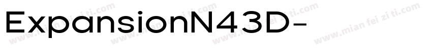 ExpansionN43D字体转换