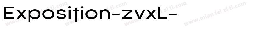 Exposition-zvxL字体转换