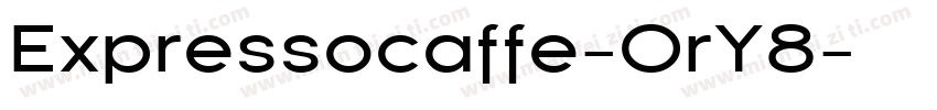 Expressocaffe-OrY8字体转换