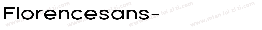 Florencesans字体转换