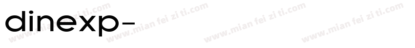 dinexp字体转换