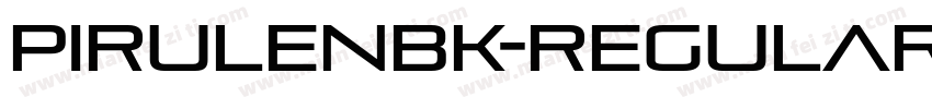 PirulenBk-Regular字体转换