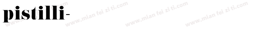 pistilli字体转换
