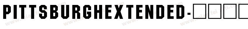 PittsburghExtended字体转换