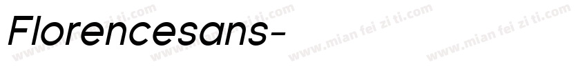 Florencesans字体转换