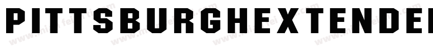 PittsburghExtended字体转换