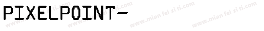pixelpoint字体转换