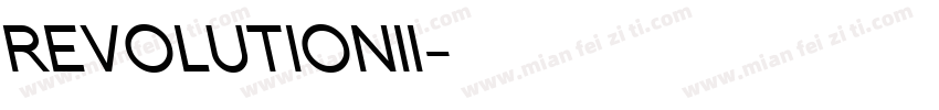 REVOLUTIONII字体转换