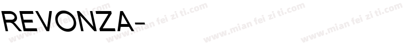 REVONZA字体转换