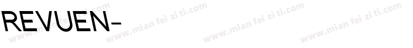 REVUEN字体转换