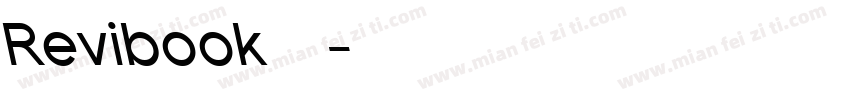 Revibook复书字体转换