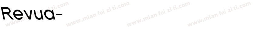 Revua字体转换