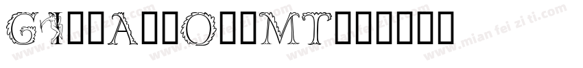 GillAltOneMT字体转换