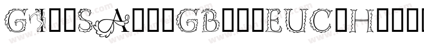 GillSans-GBpc-EUC-H字体转换