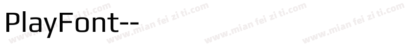PlayFont-字体转换