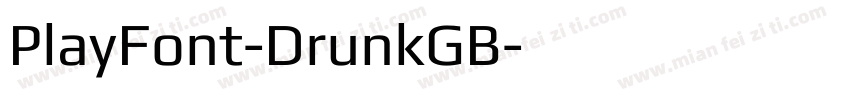 PlayFont-DrunkGB字体转换