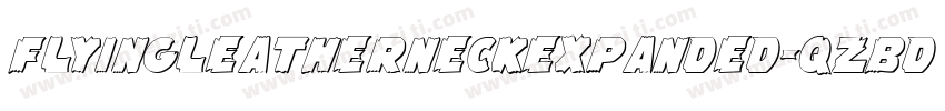 FlyingLeatherneckExpanded-qzBd字体转换