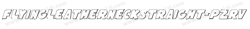 FlyingLeatherneckStraight-pzRv字体转换