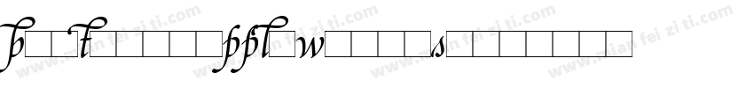 PoeticaSuppLowercase字体转换