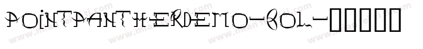 PointPantherDEMO-Bol字体转换