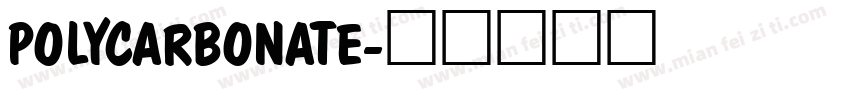 POLYCARBONATE字体转换