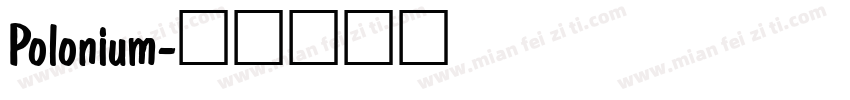 Polonium字体转换