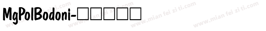MgPolBodoni字体转换