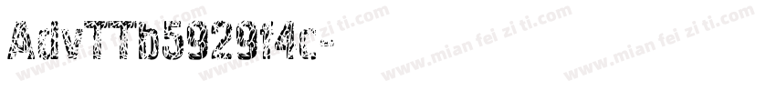 AdvTTb5929f4c字体转换