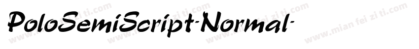 PoloSemiScript-Normal字体转换
